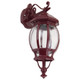 Vienna Downward Wall Light - Burgundy Finish / B22 Vienna Downward Wall Light - Burgundy Finish / B22